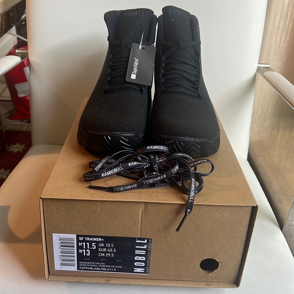 NOBULL All Black High Top Trainer+ 11.5 Male